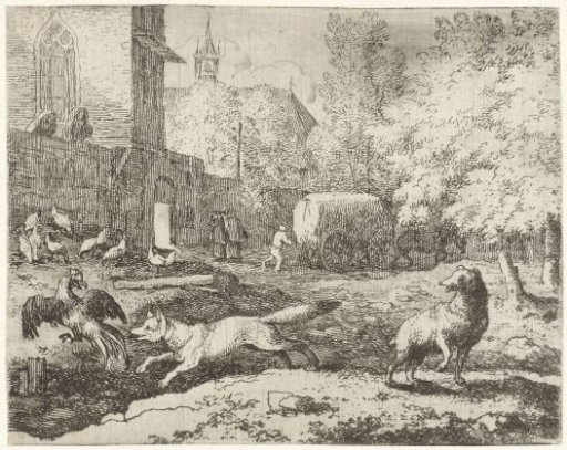 Reynard the Fox hunts for cocks