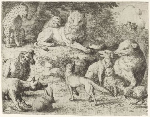 Reynard the Fox appears before the court