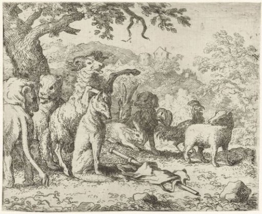 Reynard the Fox Receives the Blessing