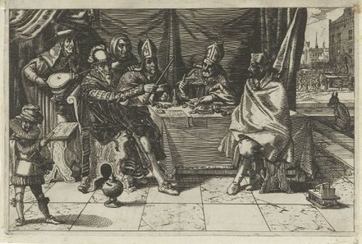 Base part of the caricature on Oldenbarnevelt