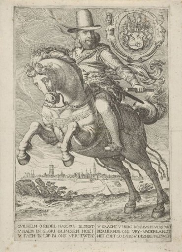 Equestrian Portrait of William Louis