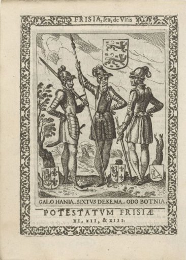Gale Hania, Sytse Dekama and Odo Botnia, 11th, 12th and 13th Potestate of Friesland