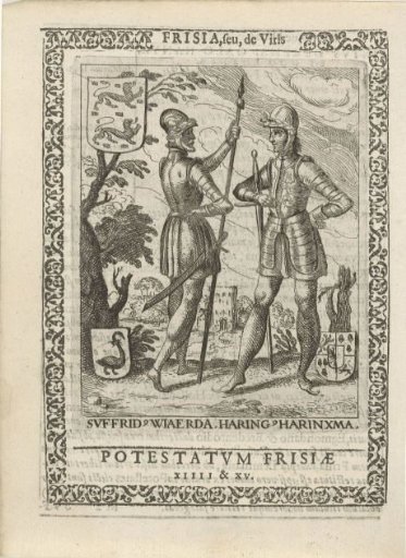 Sjoerd Wiarda and Haring Haringsma, 14th and 15th Potestate of Friesland
