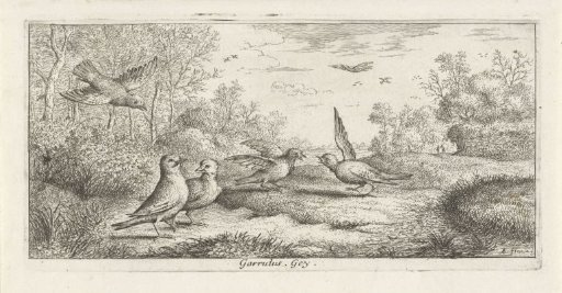 Landscape with Flemish gulls
