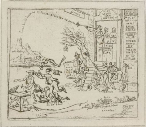 House with the signboard: Dutch School