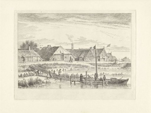 Schellingwoude from the waterfront, 1619