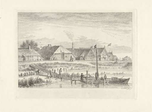 Schellingwoude from the waterfront, 1619
