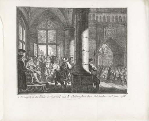 Presentation of the Request of the Nobles to the Governor-General Margaret of Parma, 1566