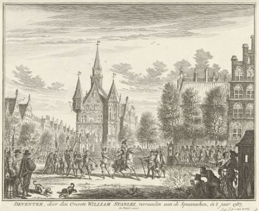 Deventer into Spanish hands through the betrayal of William Stanley, 1587