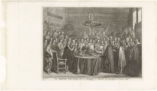 Swearing-in of the Peace of Münster, 1648