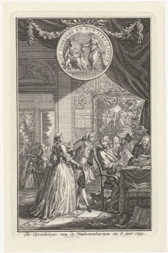 Establishment of the Widows' Bourses, 1749