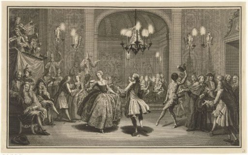 Ball of the European princes, 1742