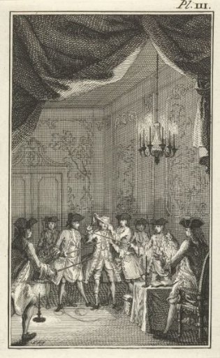 Armed gentlemen in a room