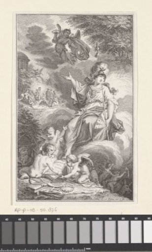 Minerva and Apollo with his Muses