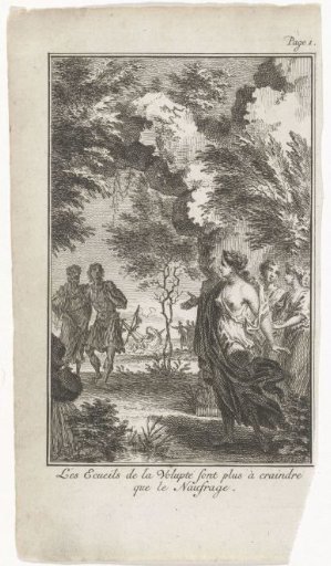 Telemachus and Mentor arrive on the island of Calypso