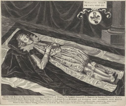Portrait of Albert-Johannes, Baron of Smirzicz on his deathbed