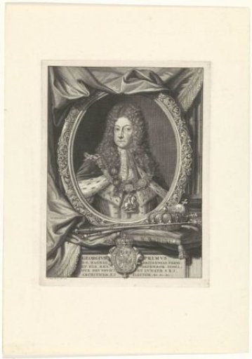 Bust portrait of George I of England