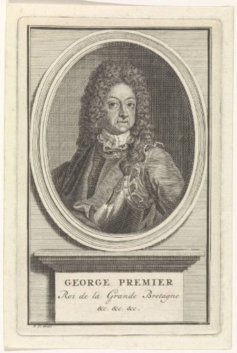 Portrait of George I, King of England