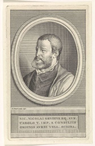 Portrait of the poet Nicolaas Grudius