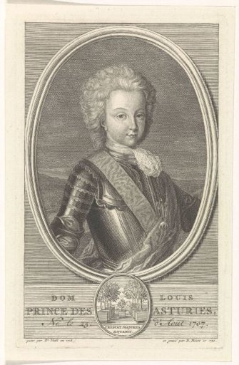 Portrait of Louis I, Prince of Asturias