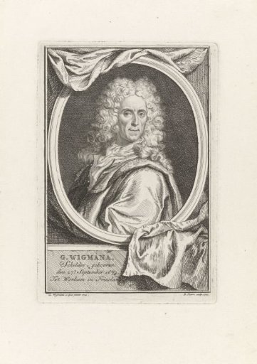 Portrait of the painter Gerard Wigmana