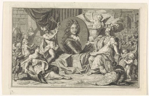 Allegory on the French Economy with the Portrait of Philip II, Duke of Orléans