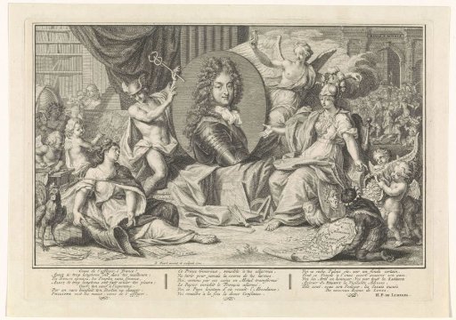 Allegory on the French Economy with the Portrait of Philip II, Duke of Orléans