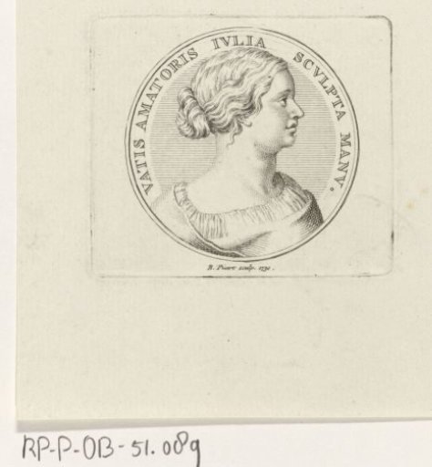 Medallion with the portrait of Julia