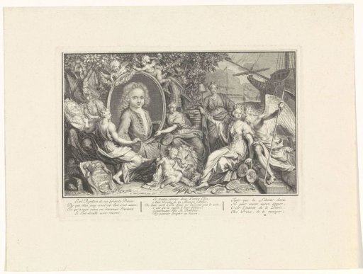 Allegory with the portrait of William IV