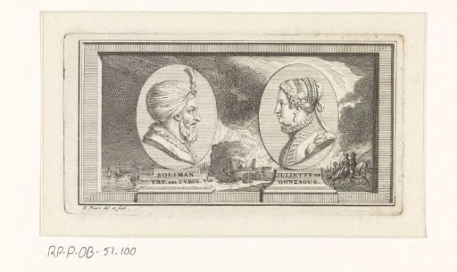 Portraits of Süleyman I the Great and Giulia Gonzaga