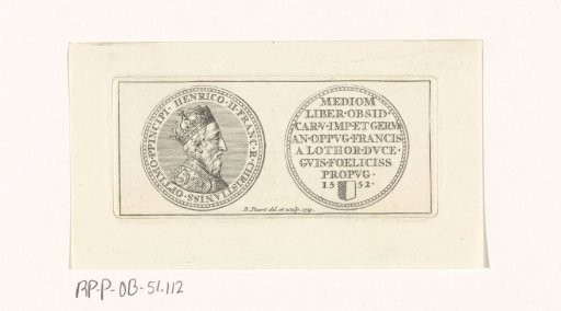 Medal with the portrait of Henry II