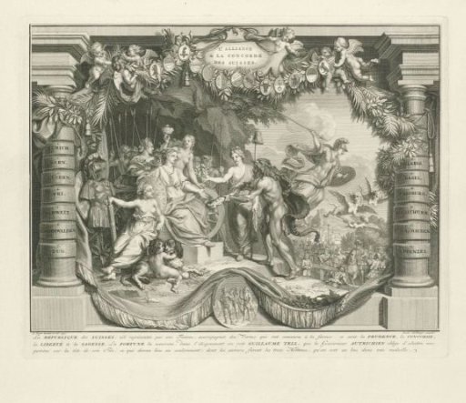 Allegory on the alliance and peace with Switzerland