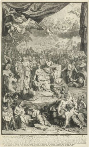 Allegory with History Writing History