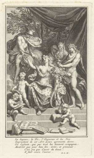 Allegory on eloquence