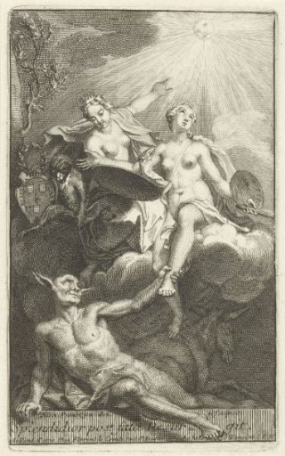 Allegorical representation with the personification of painting