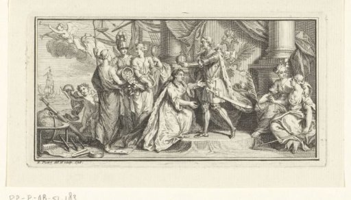 Peter the Great crowns Catherine Empress of Russia