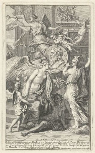 Allegory on the genius of Homer