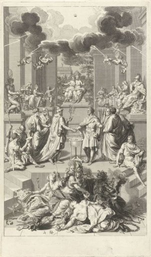 Allegory on the conclusion of peace