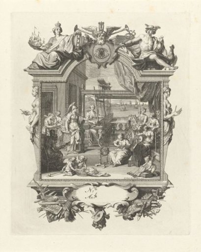 Minerva Visits Women Spinning and Weaving