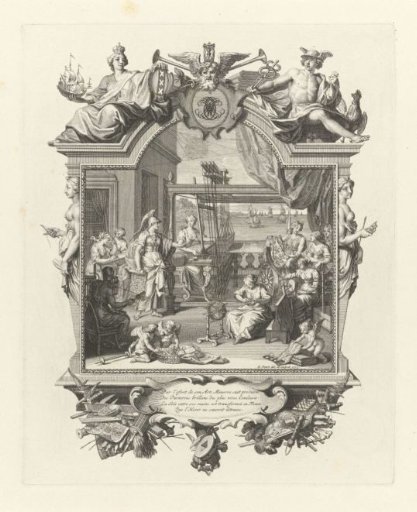 Minerva Visits Women Spinning and Weaving