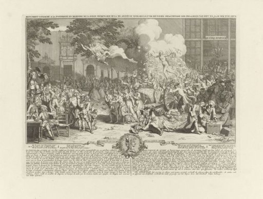 Monument commemorating the folly of the year 1720