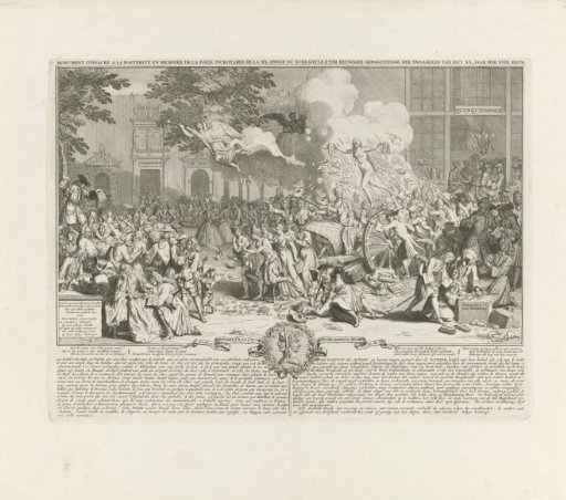 Monument commemorating the folly of the year 1720