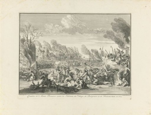 French Cruelties in Bodegraven and Zwammerdam in 1672