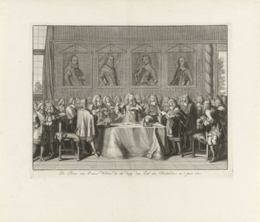 Oath of Office of William III as Stadtholder, 1672