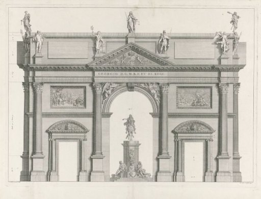 The Triumphal Arch for George I of Great Britain