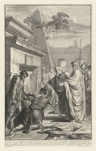Darius opens the tomb of Nitocris