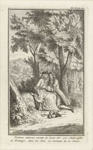 Meeting Between Louis XIV and the Duchess of Fontange