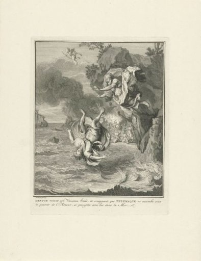 Telemachus Plunges into the Sea