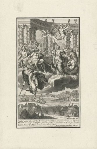 Gods convene concerning the Trojan War