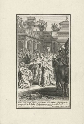 Hector bids farewell to Andromache